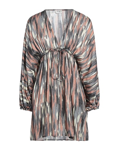 OTTOD'AME Short dress Taupe 100% Viscose