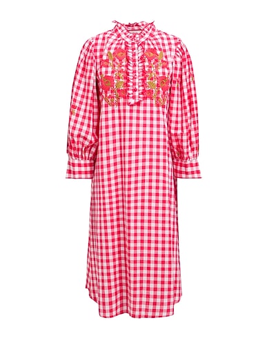 ANTIK BATIK Vestito chemisier Rosso 100% Cotone