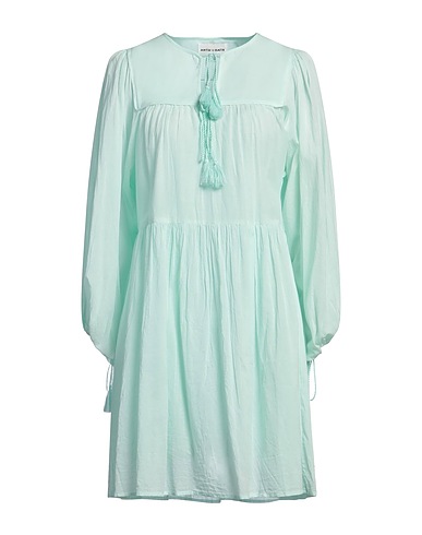 ANTIK BATIK Short dress Turquoise 100% Cotton