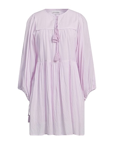ANTIK BATIK Short dress Lilac 100% Cotton