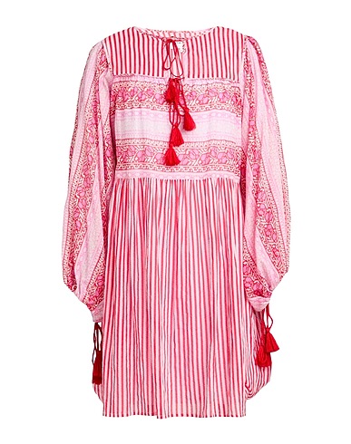 ANTIK BATIK Short dress Pink 100% Cotton