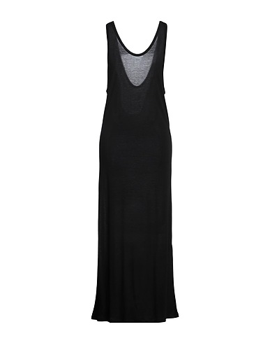 ISABEL BENENATO Midi dress Black 100% Modal