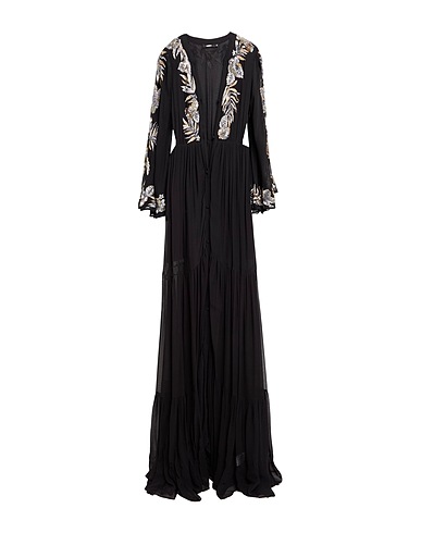 AMEN Long dress Black 100% Viscose, Glass, PVC - Polyvinyl chloride