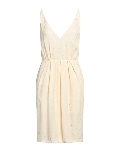 CELINE Vestito estivo Panna 100% Seta