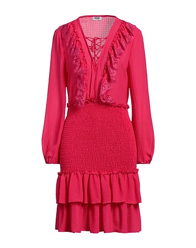 LIU •JO Vestito corto Fucsia 98% Poliestere, 2% Elastan