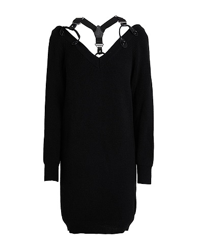 MOSCHINO Knit dress Black 100% Virgin Wool