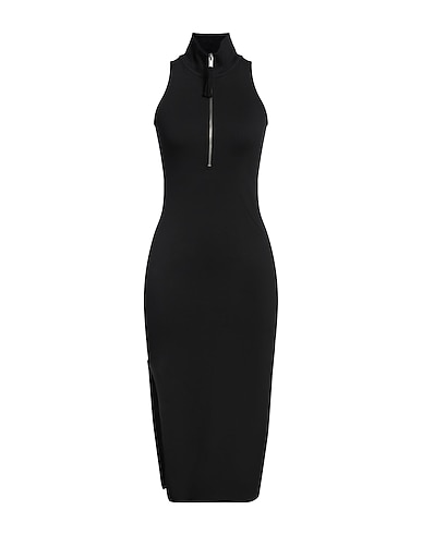 THOM KROM Midi dress Black 96% Cotton, 4% Elastane