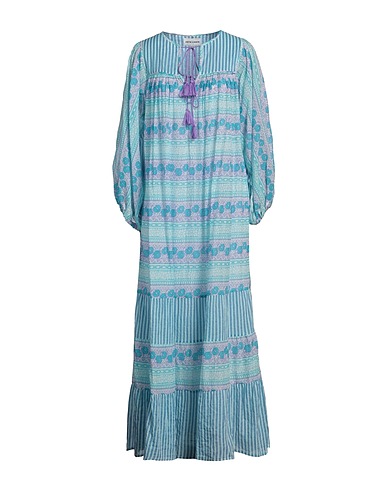 ANTIK BATIK Vestito lungo Blu chiaro 100% Cotone