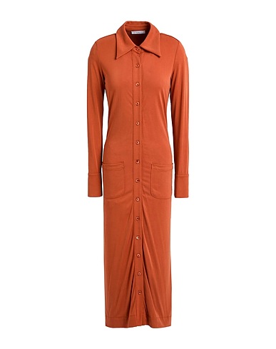 EQUIPMENT Robe chemise Rouille 70% Modal, 30% Lyocell