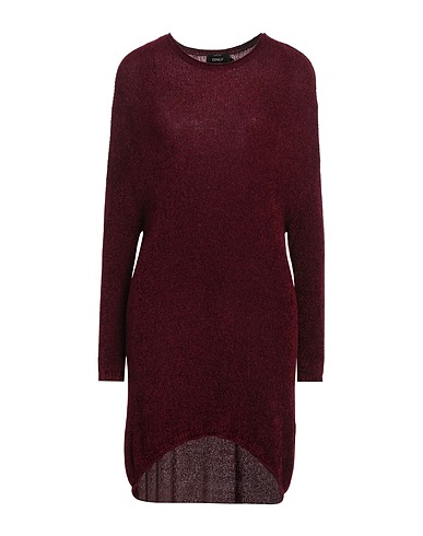 ONLY Short dress OUR STORY Plum 60% Viscose, 40% Polyamide