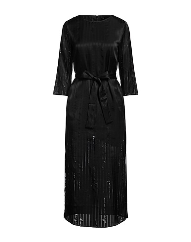 ARMANI EXCHANGE Long dress Black 65% Viscose, 35% Polyester