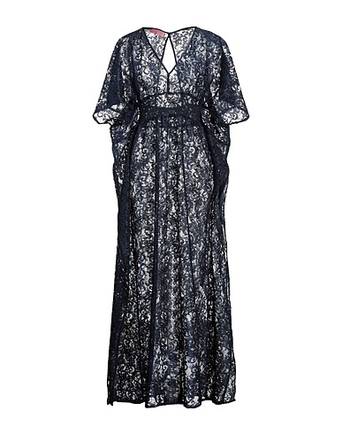 ANTONELLA BRAVI Long dress Midnight blue 80% Viscose, 20% Polyester