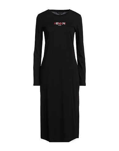 ARMANI EXCHANGE Midi dress Black 100% Cotton