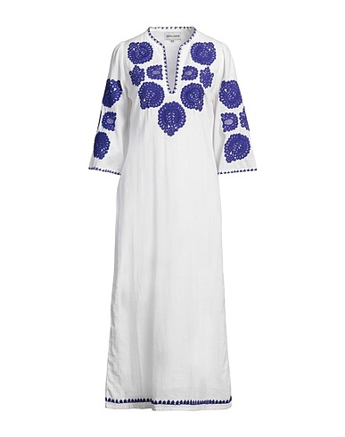 ANTIK BATIK Midi dress White 100% Cotton