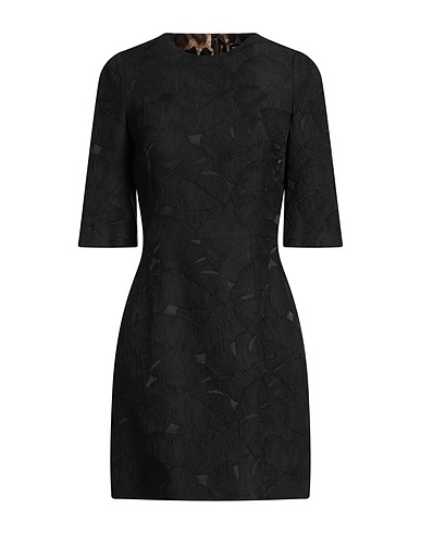 DOLCE&GABBANA Sheath dress Black 57% Acetate, 40% Polyester, 3% Polyamide