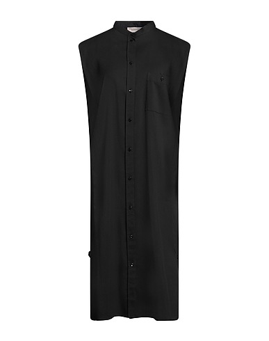 AGNONA Midi dress Black 56% Cotton, 44% Silk, Cupro, Metal