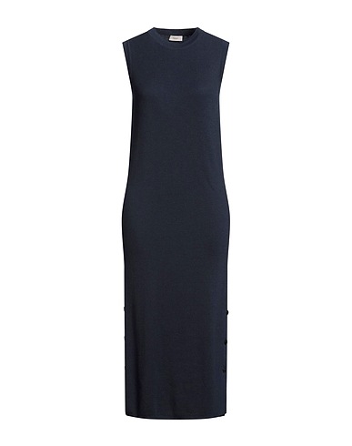 AGNONA Vestito da ufficio Blu navy 55% Cotone, 45% Cachemire, Metallo