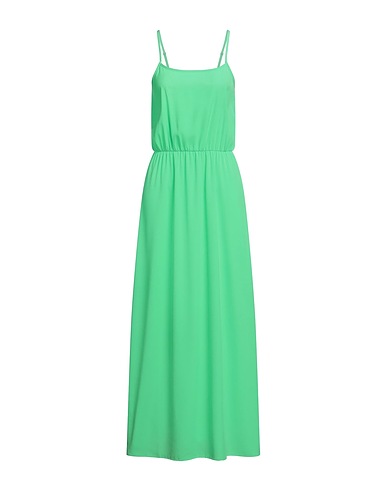 ONLY Langes Kleid Grün 100% Polyester