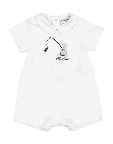 EMPORIO ARMANI Body Baby Bianco 100% Cotone