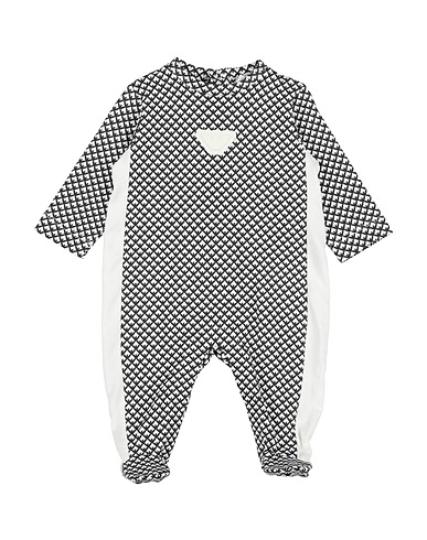 EMPORIO ARMANI Tutina Baby  Nero 100% Cotone