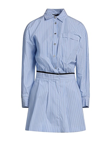 MAJE Shirt dress Blue 100% Cotton