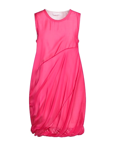 HELMUT LANG Short dress Fuchsia 100% Silk