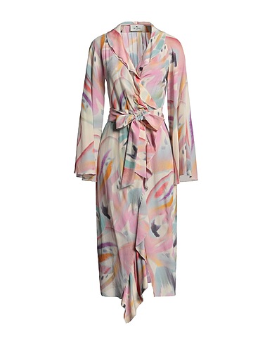ETRO Midi dress Pink 100% Silk