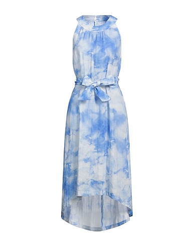 120% LINO Midi dress Azure 100% Linen