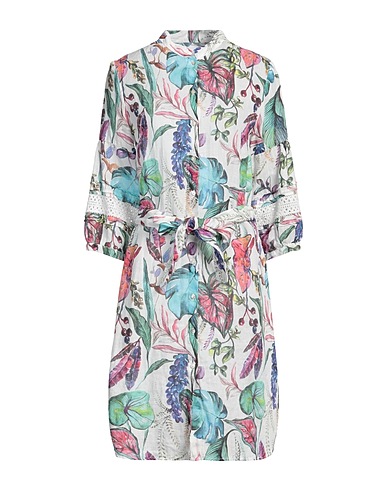 120% LINO Midi dress White 100% Linen