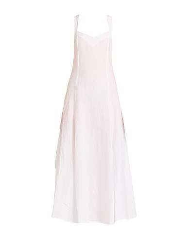 120% LINO Long dress White 100% Linen