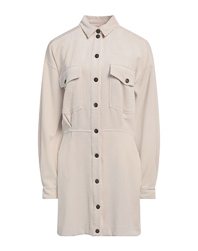 8PM Shirt dress Off white 85% Polyester, 12% Nylon, 3% Elastane