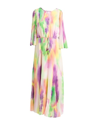 TWINSET Long dress U&B Green 100% Polyester