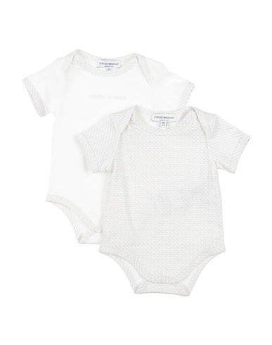 EMPORIO ARMANI Body Baby Avorio 100% Cotone