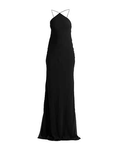 THE ANDAMANE Elegantes Kleid Schwarz 96% Seide, 4% Elastan