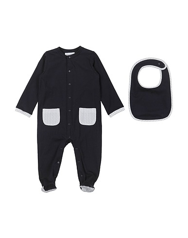 EMPORIO ARMANI Baby accessories set Midnight blue 100% Cotton