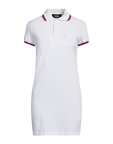 DSQUARED2 Short dress White 100% Cotton