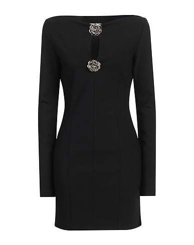 BLUMARINE Sheath dress Black 78% Viscose, 16% Polyamide, 6% Elastane
