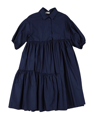 IL GUFO Dress Midnight blue 97% Cotton, 3% Elastane