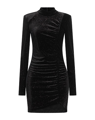 PATRIZIA PEPE Sheath dress Black 92% Polyester, 8% Elastane