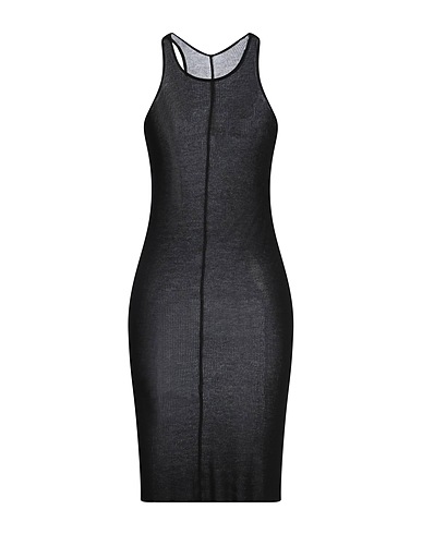 RICK OWENS Short dress Black 88% Viscose, 12% Silk