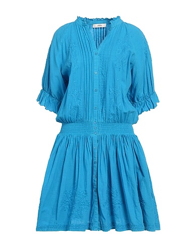 0039 ITALY Robe courte 100% Lin