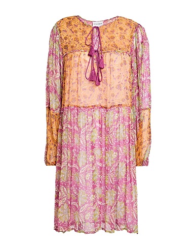 ANTIK BATIK Short dress Mauve 100% Viscose