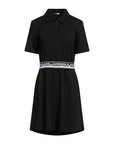 KARL LAGERFELD Short dress Black 100% Organic cotton