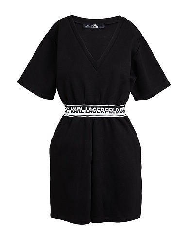 KARL LAGERFELD Jumpsuits and Dungarees Black 85% Viscose, 15% Polyurethane