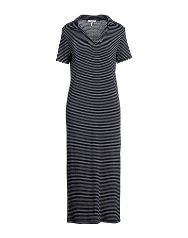 RAG & BONE Long dress Midnight blue 48% Rayon, 48% Polyester, 4% Elastane