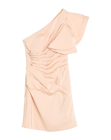 FABIANA FERRI One-shoulder dress Light pink 100% Polyester