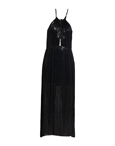 ANTIK BATIK Vestito lungo Nero 100% Viscosa