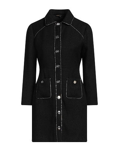 MAJE Office dress Black 100% Polyester, Polyamide, Elastane, Cotton