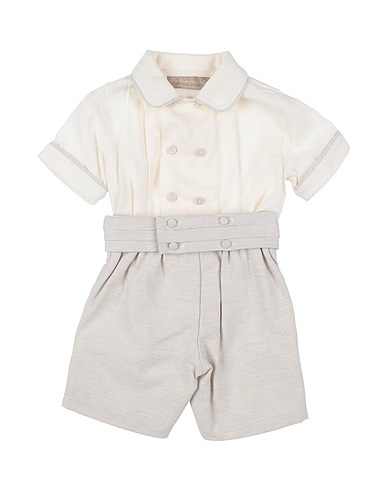 LA STUPENDERIA Baby co-ord  Beige 64% Cotton, 29% Viscose, 7% Silk