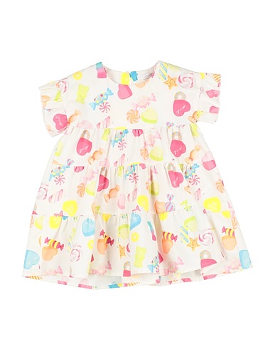U+É Vestito Baby  Bianco 100% Cotone
